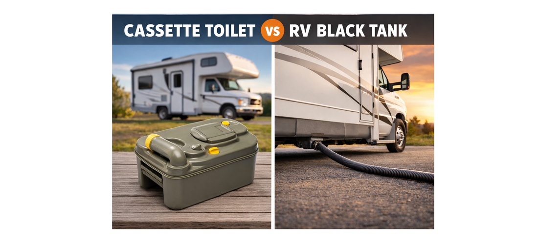 Cassette Toilets vs RV Black Tanks: What’s the Difference (and Which Is Better)?