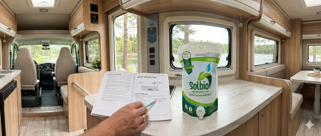 How to Dose Solbio in an RV Black and Gray Tanks