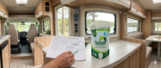 How to Dose Solbio in an RV Black and Gray Tanks